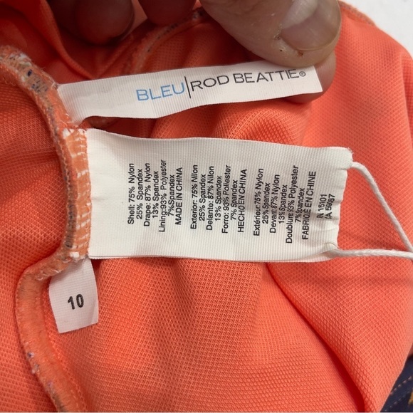 Bleu Rod Beattie Party
Animal Cap Sleeve Mio One
Piece Swimsuit size 10 - Picture 10 of 13